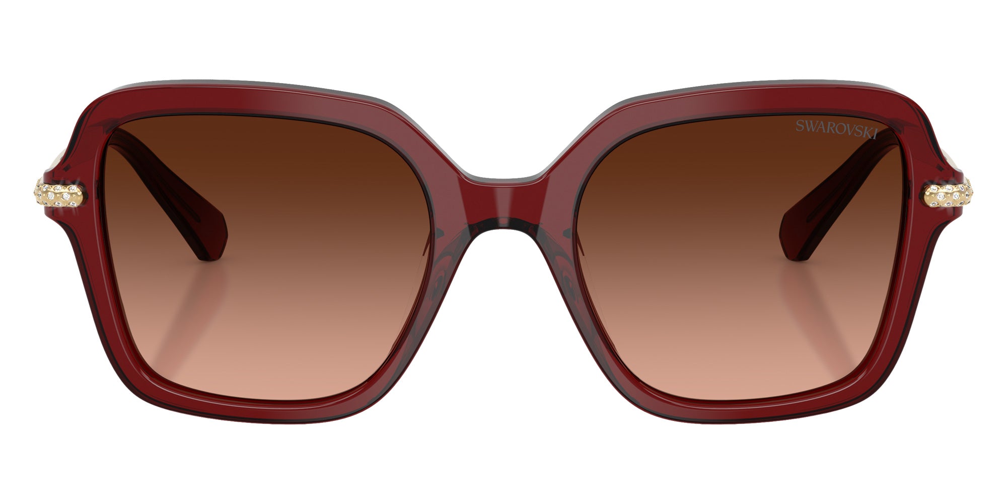 Swarovski SK6040F 10735M 52 - Transparent Burgundy / Pink Gradient Gray #id:sk6040f10735m_s:106100