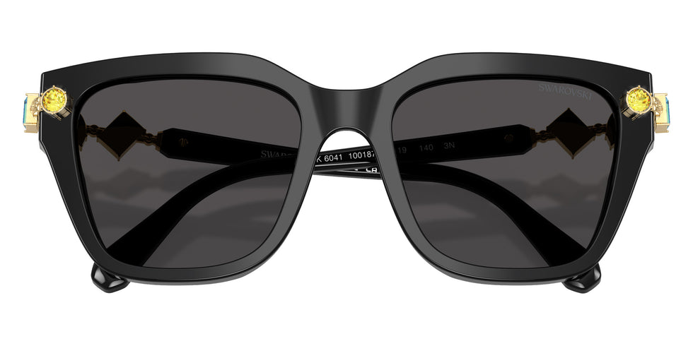 Swarovski SK6041 100187 53 - Black / Dark Gray #id:sk6041100187_s:100120