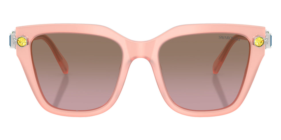 Swarovski SK6041 104114 53 - Milky Pink / Gradient Brown Gradient Pink Mirrored #id:sk6041104114_s:110100