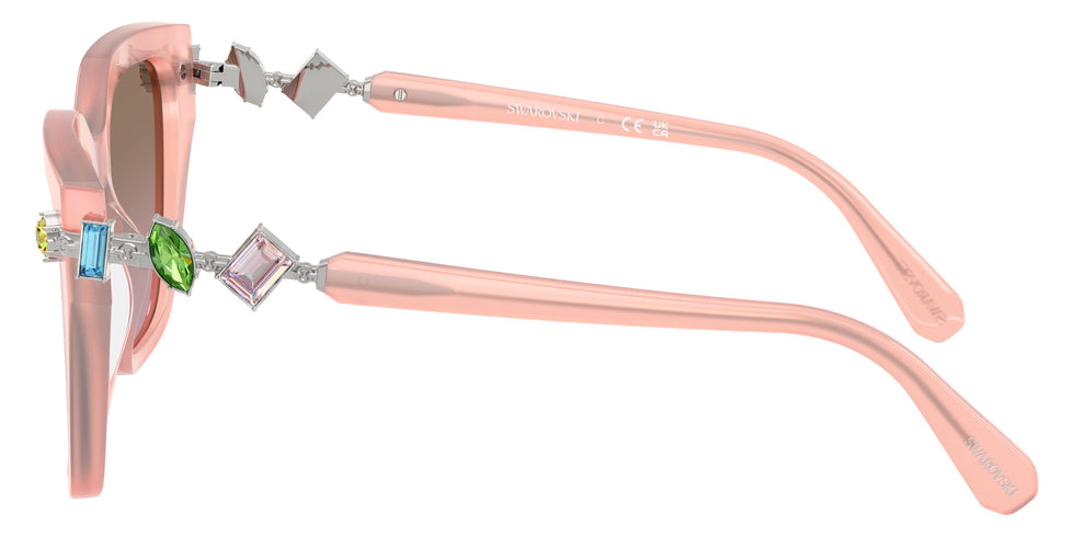 Swarovski SK6041 104114 53 - Milky Pink / Gradient Brown Gradient Pink Mirrored #id:sk6041104114_s:110110