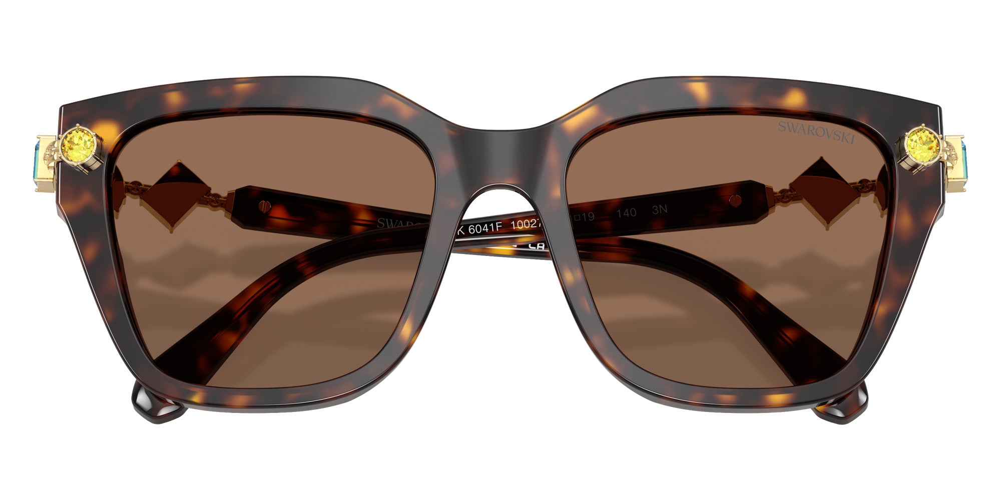 Swarovski SK6041F 100273 53 - Havana / Dark Brown #id:sk6041f100273_s:102120