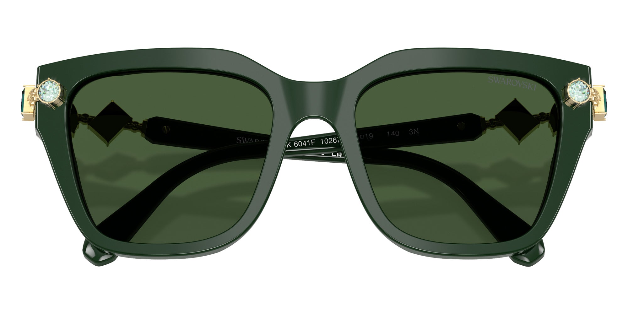 Swarovski SK6041F 102671 53 - Dark Green / Dark Green #id:sk6041f102671_s:104120