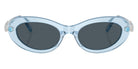 Swarovski SK6042 107887 53 - Transparent Light Blue / Dark Gray #id:sk6042107887_s:102100