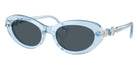 Swarovski SK6042 107887 53 - Transparent Light Blue / Dark Gray #id:sk6042107887_s:102105