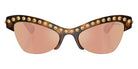 Swarovski SK6043 100271 55 - Havana / Dark Brown Mirrored Rose Gold #id:sk6043100271_s:102100
