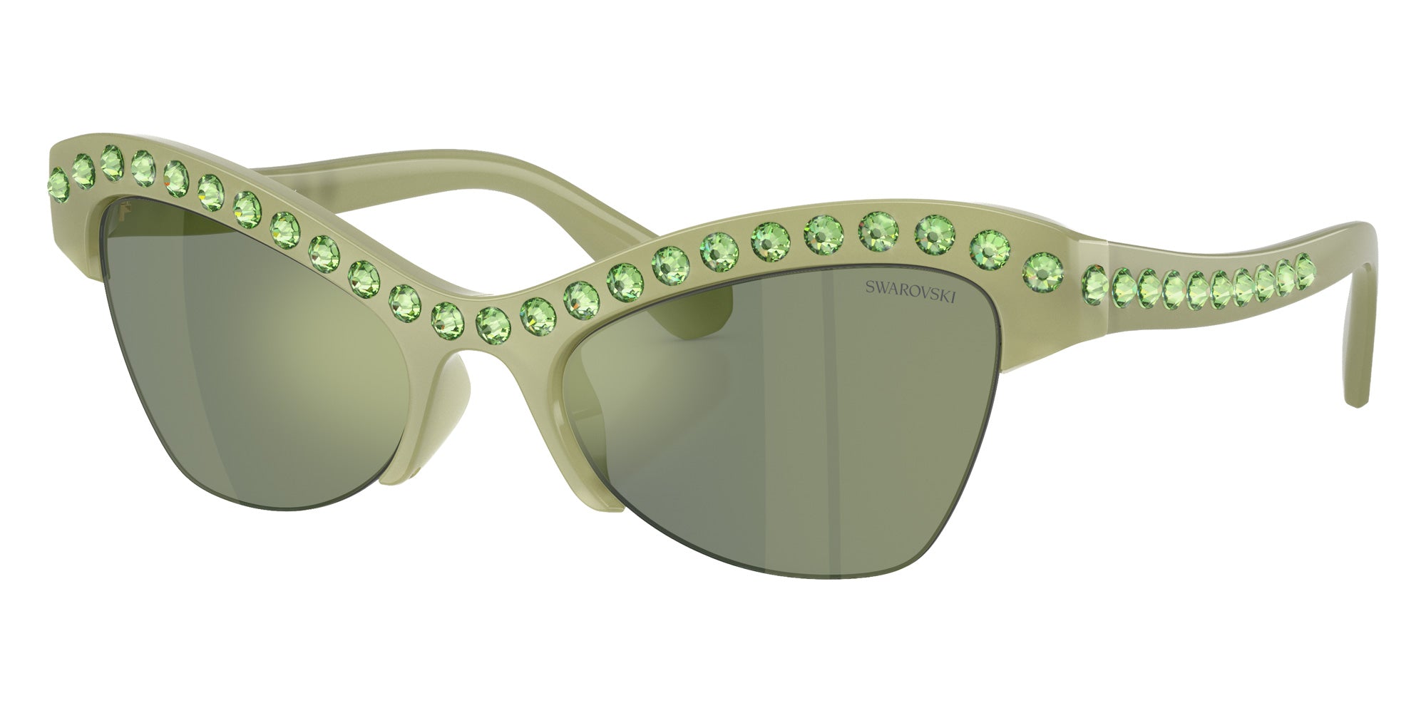 Swarovski SK6043 10746R 55 - Milky Green / Green Mirrored Green #id:sk604310746r_s:104105