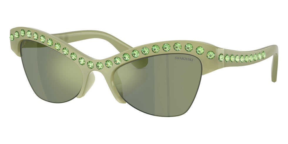 Swarovski SK6043 10746R 55 - Milky Green / Green Mirrored Green #id:sk604310746r_s:104105
