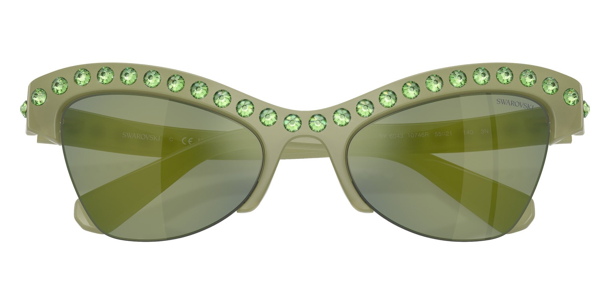 Swarovski SK6043 10746R 55 - Milky Green / Green Mirrored Green #id:sk604310746r_s:104120