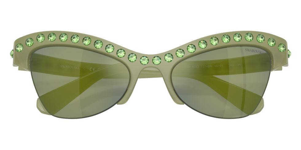 Swarovski SK6043 10746R 55 - Milky Green / Green Mirrored Green #id:sk604310746r_s:104120
