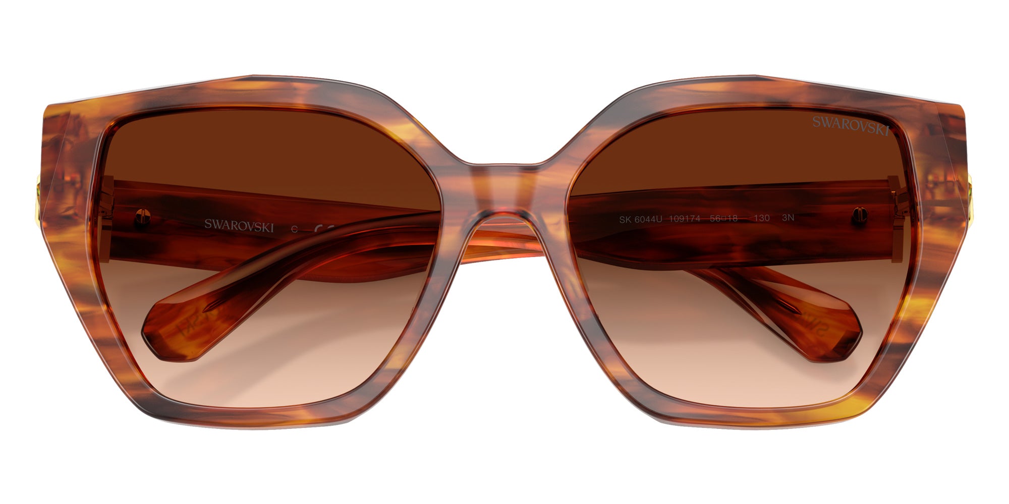 Swarovski SK6044U 109174 56 - Striped Brown / Brown Gradient #id:sk6044u109174_s:110120