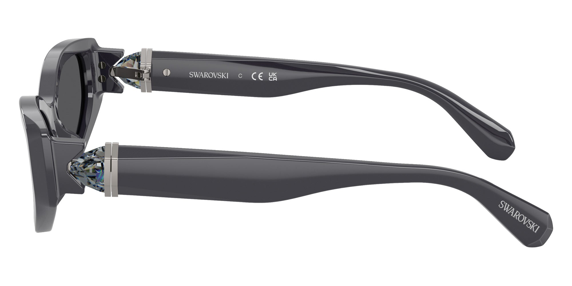 Swarovski SK6045U 10836G 55 - Dark Gray / Gray Mirrored Black #id:sk6045u10836g_s:106110