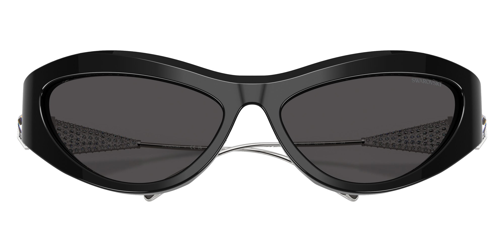 Swarovski SK6046 100187 60 - Black / Dark Gray #id:sk6046100187_s:100120