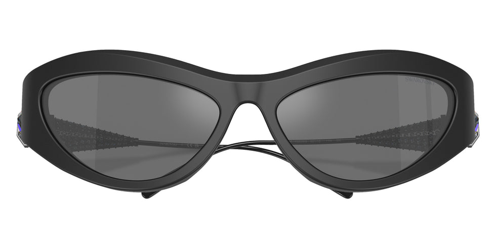 Swarovski SK6046 10206G 60 - Matte Black / Gray Mirrored Black #id:sk604610206g_s:102120