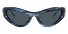 Swarovski SK6046 109087 60 - Striped Blue / Dark Gray #id:sk6046109087_s:104100