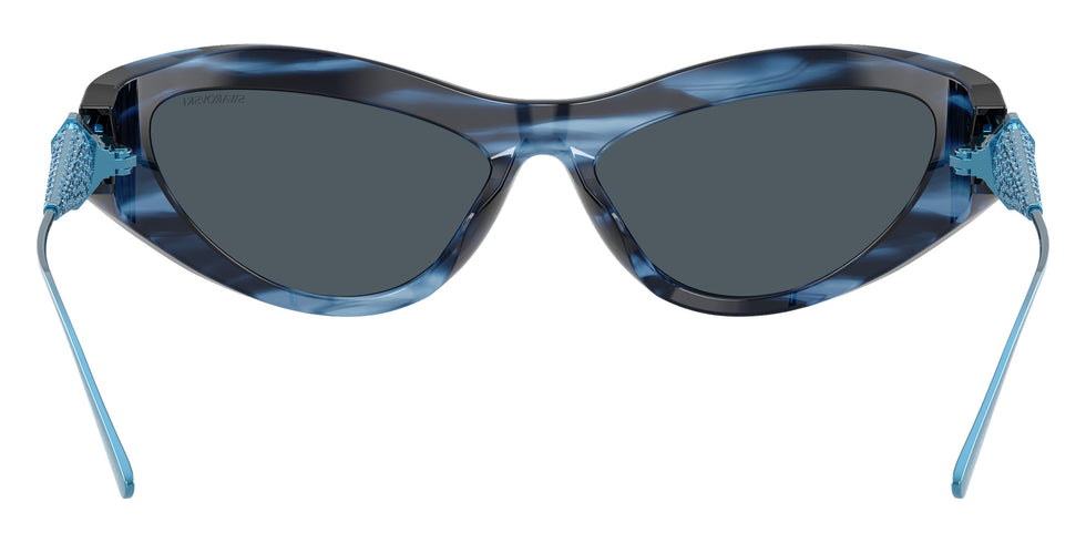 Swarovski SK6046 109087 60 - Striped Blue / Dark Gray #id:sk6046109087_s:104115