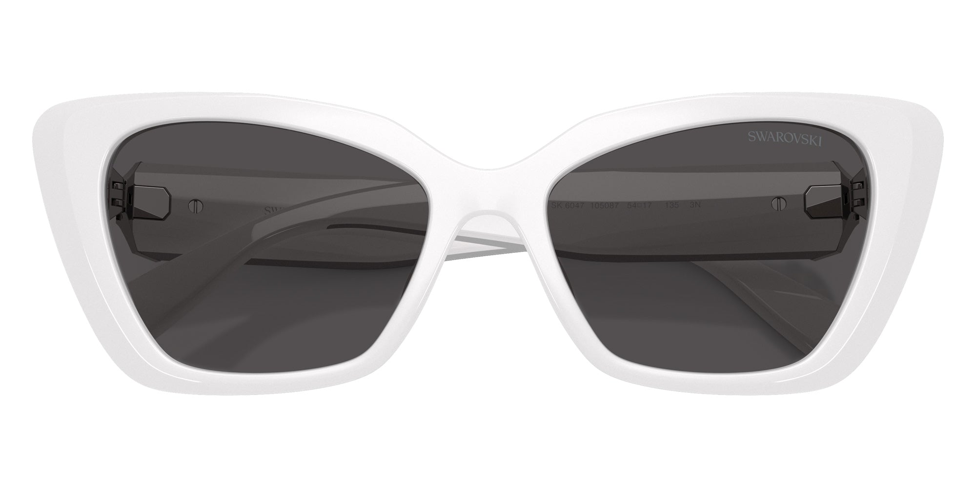Swarovski SK6047 105087 54 - White / Dark Gray #id:sk6047105087_s:104120
