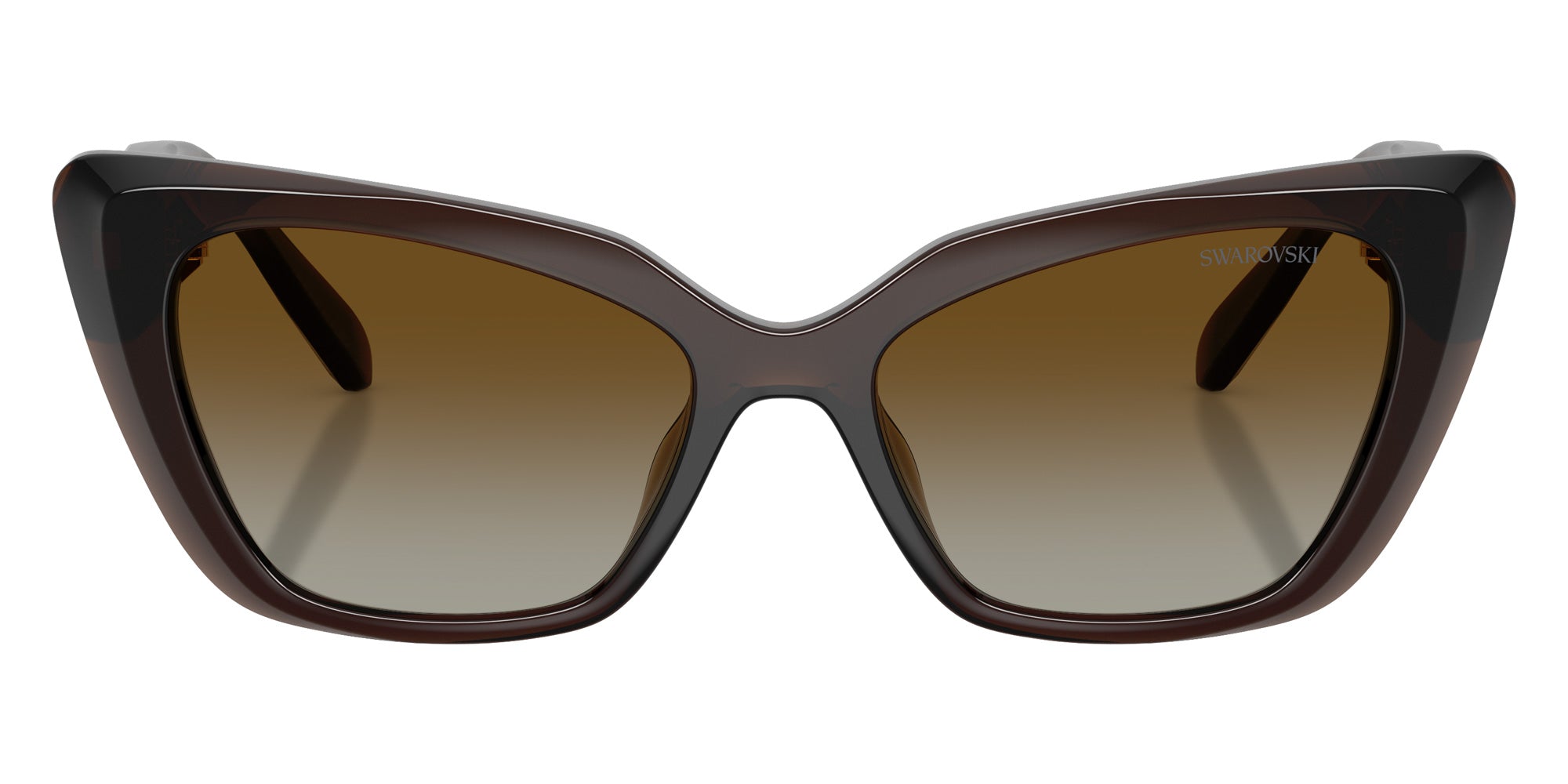 Swarovski SK6047 1084T5 54 - Transparent Brown / Polarized Brown Gradient #id:sk60471084t5_s:110100