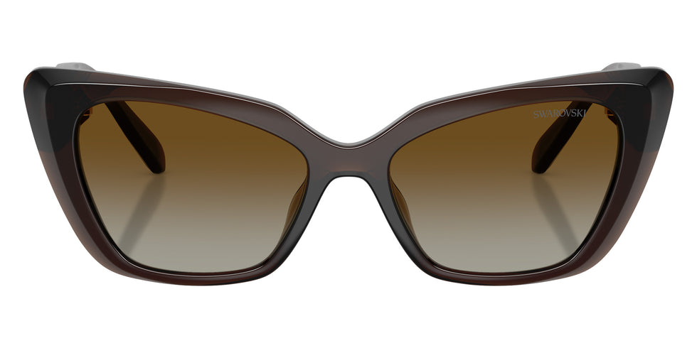 Swarovski SK6047 1084T5 54 - Transparent Brown / Polarized Brown Gradient #id:sk60471084t5_s:110100