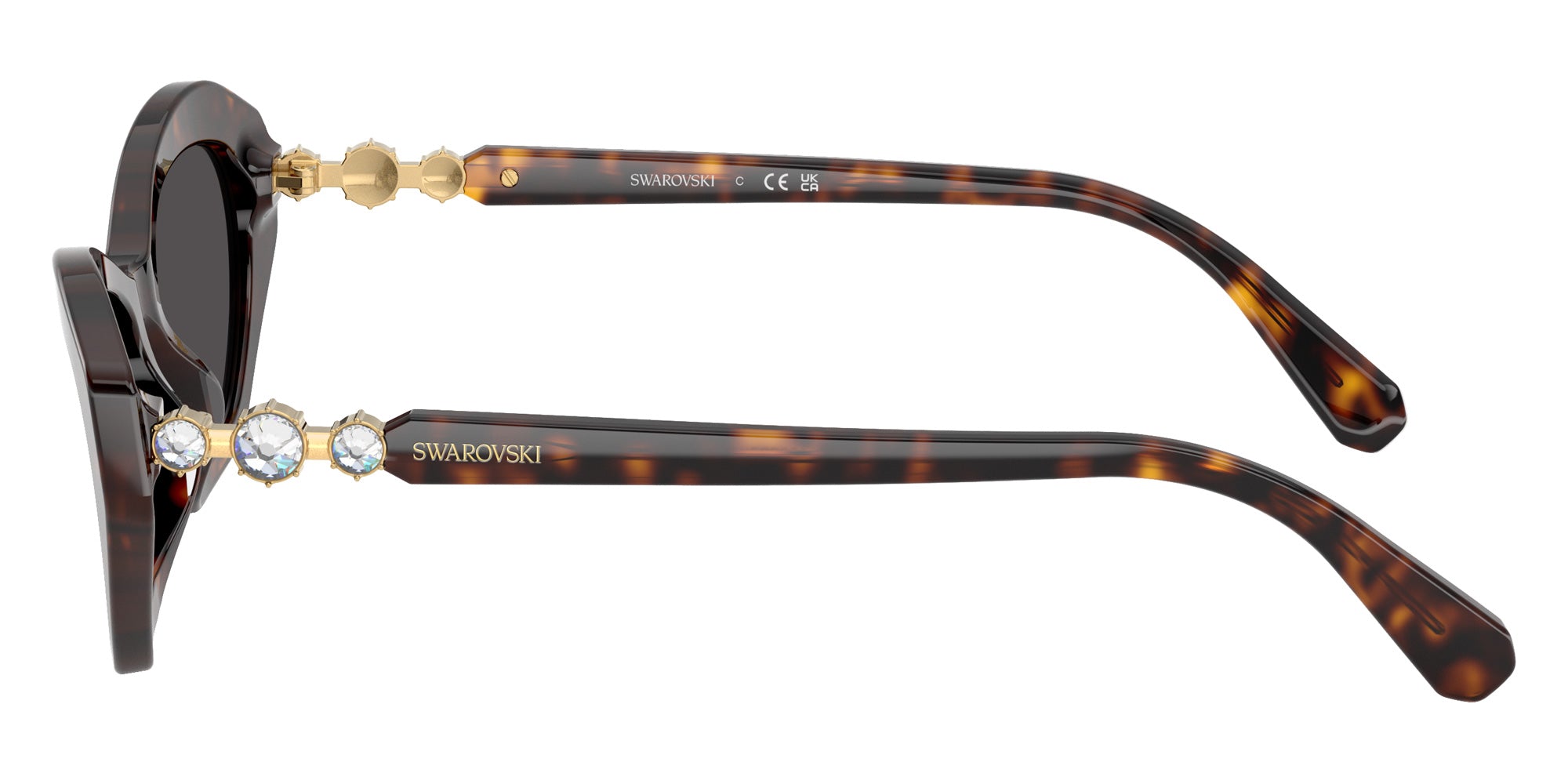 Swarovski SK6048 100287 54 - Havana / Dark Gray #id:sk6048100287_s:100110