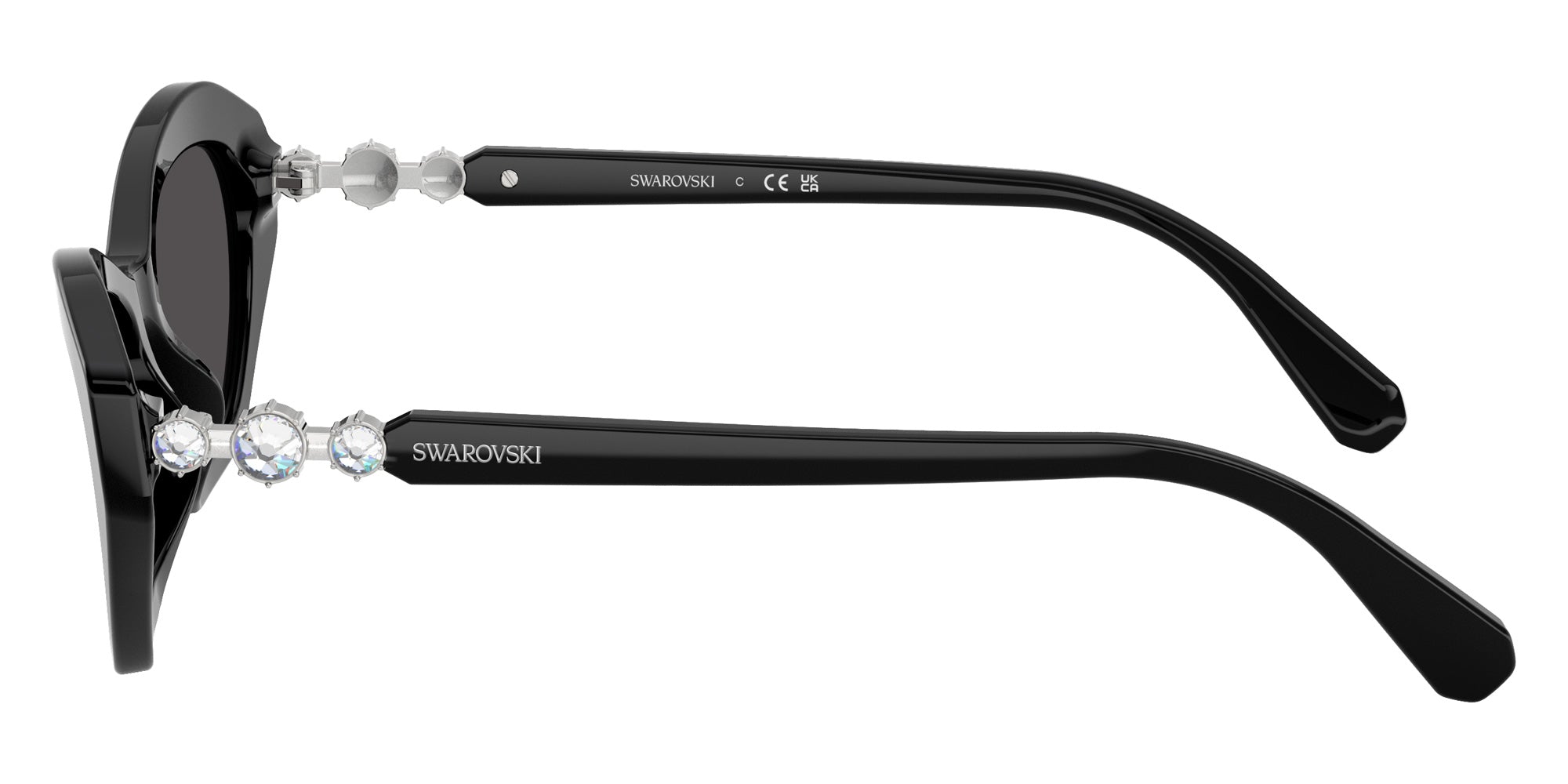 Swarovski SK6048 103887 54 - Black / Dark Gray #id:sk6048103887_s:104110