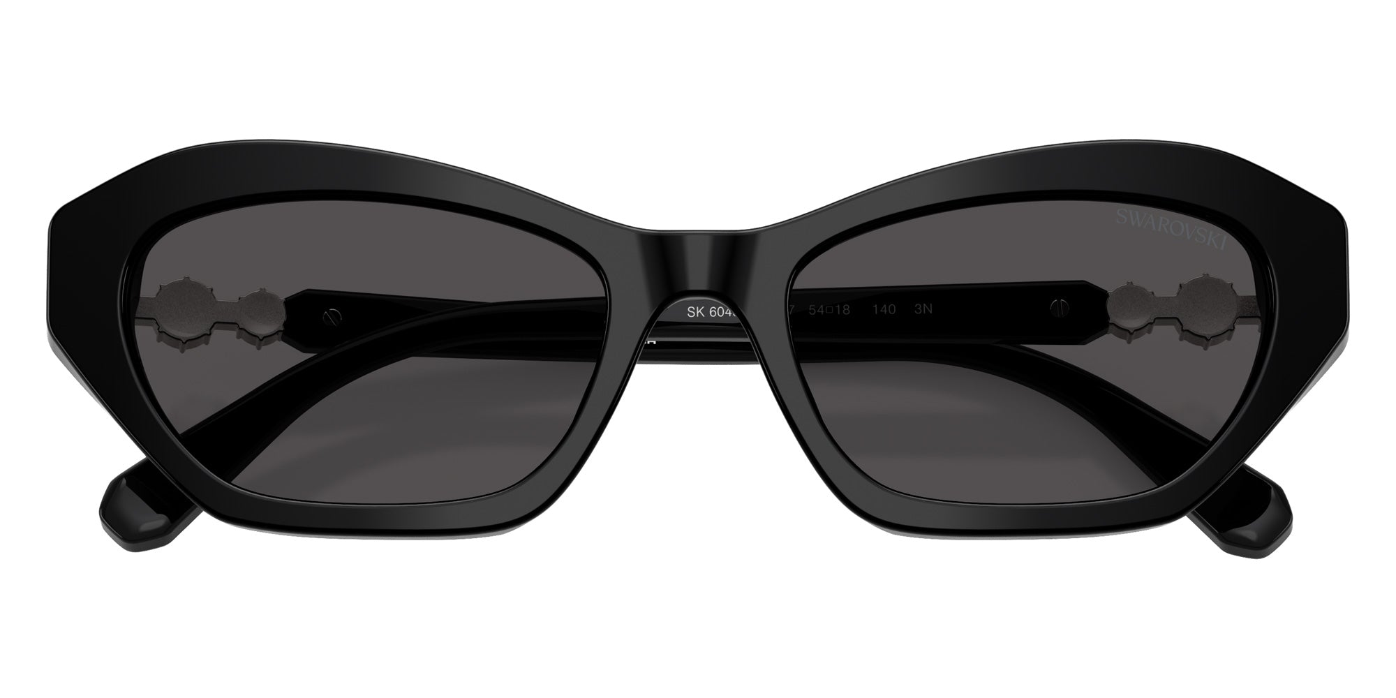Swarovski SK6048 103887 54 - Black / Dark Gray #id:sk6048103887_s:104120