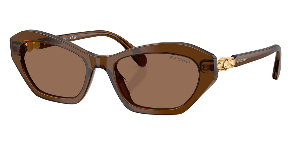 Swarovski SK6048 108473 54 - Transparent Brown / Dark Brown #id:sk6048108473_s:108105