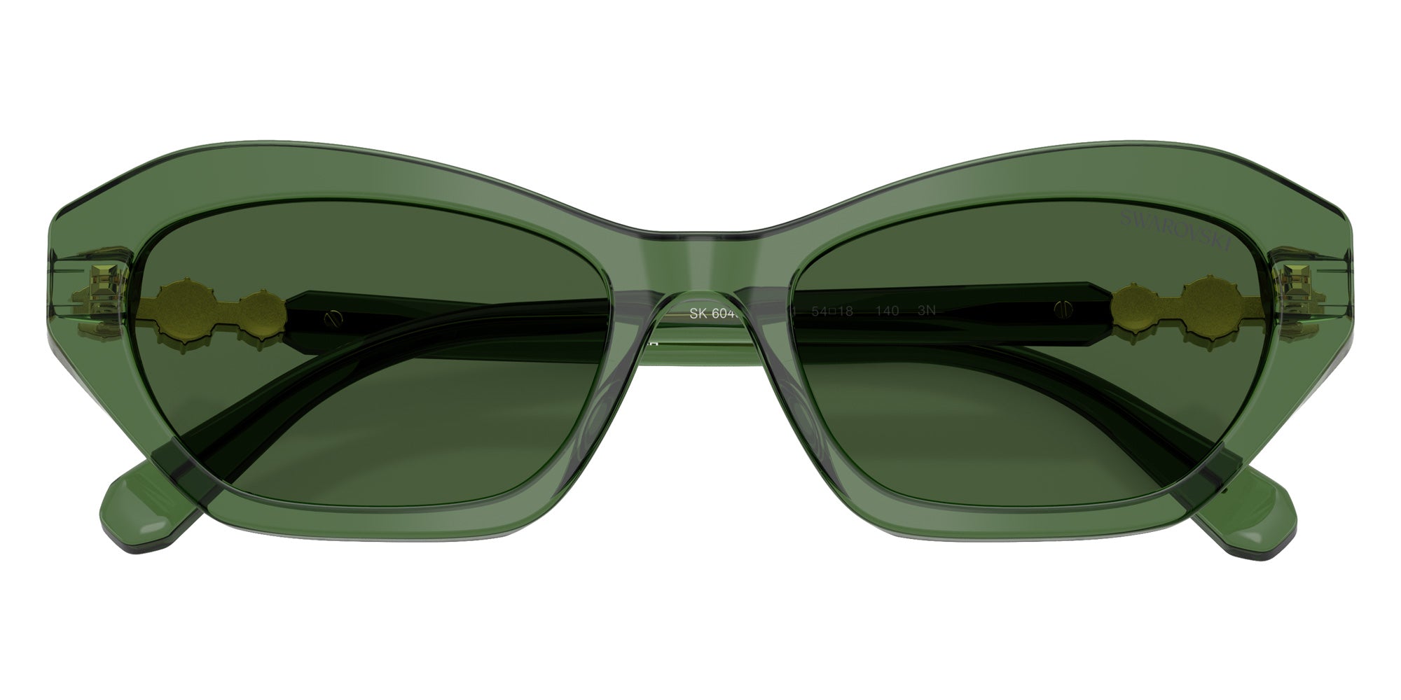 Swarovski SK6048 108571 54 - Transparent Green / Dark Green #id:sk6048108571_s:110120