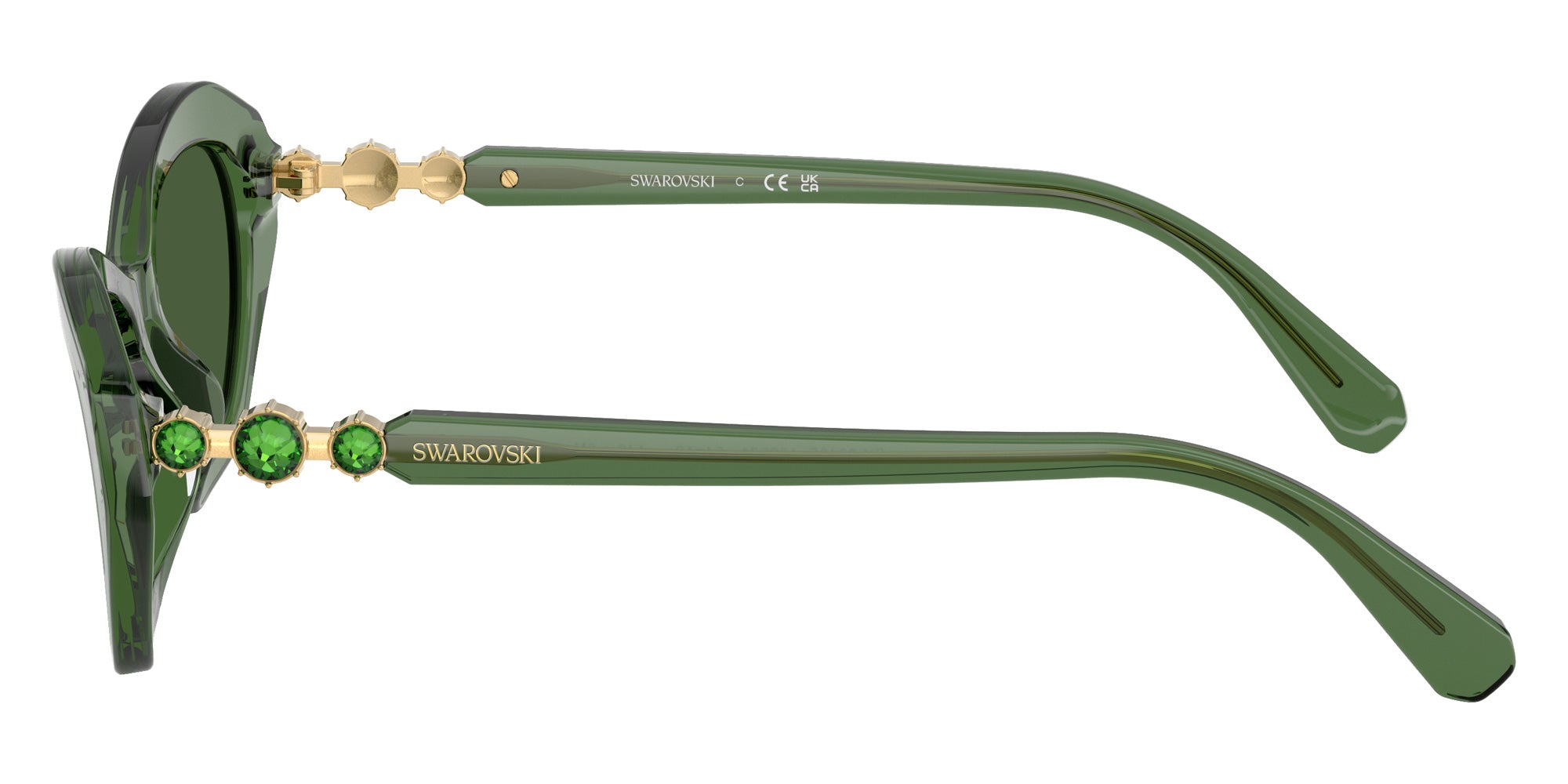 Swarovski SK6048F 108571 54 - Transparent Green / Dark Green #id:sk6048f108571_s:104110
