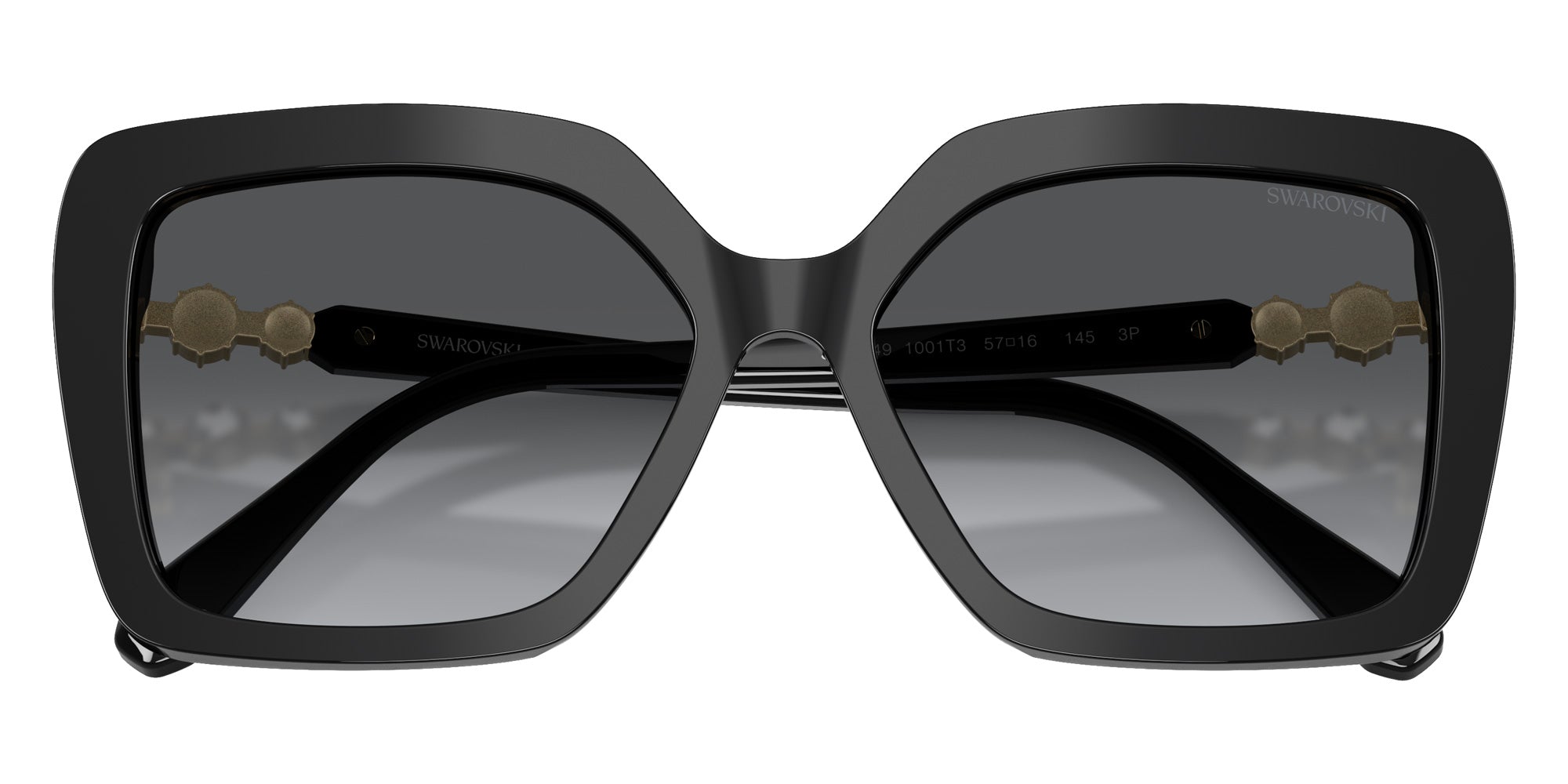 Swarovski SK6049 1001T3 57 - Black / Gradient Gray Polarized #id:sk60491001t3_s:102120