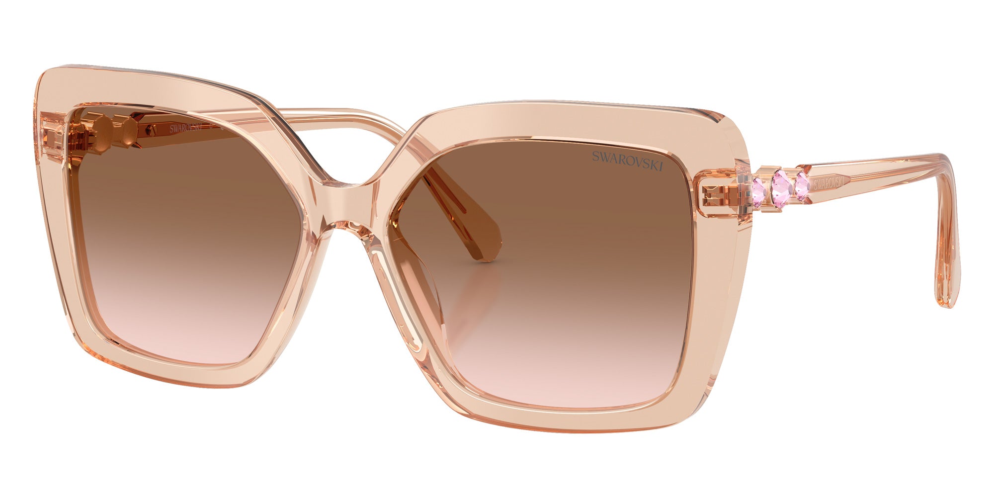 Swarovski SK6049F 106313 57 - Transparent Beige / Brown Gradient #id:sk6049f106313_s:106105
