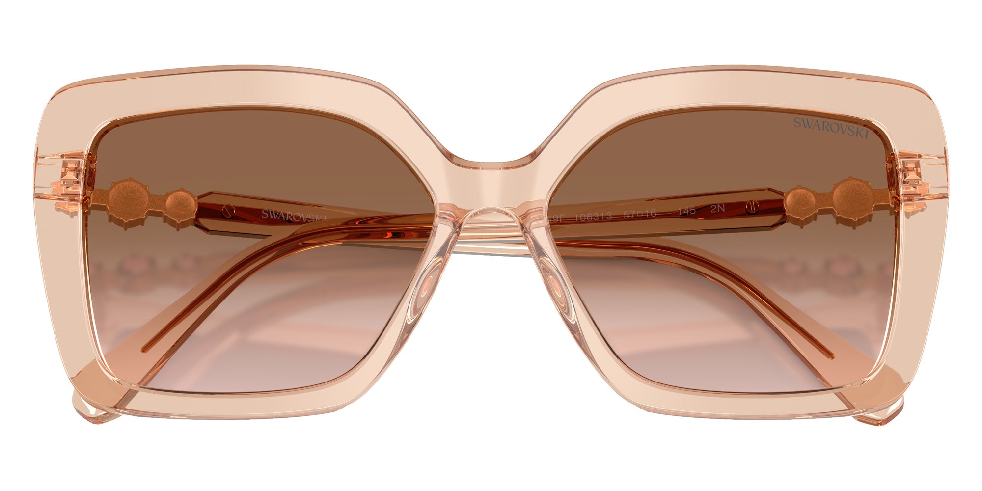 Swarovski SK6049F 106313 57 - Transparent Beige / Brown Gradient #id:sk6049f106313_s:106120