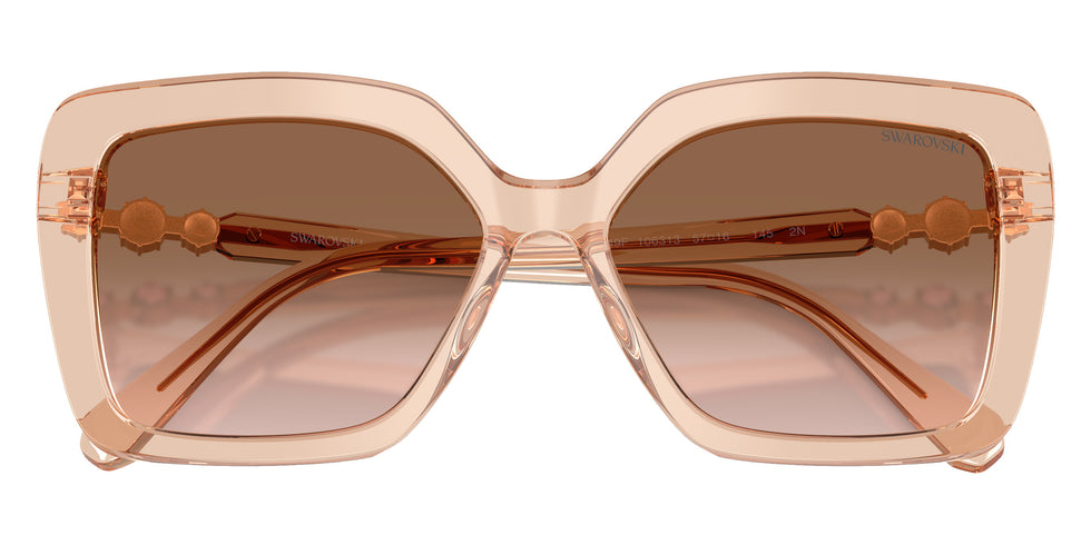 Swarovski SK6049F 106313 57 - Transparent Beige / Brown Gradient #id:sk6049f106313_s:106120
