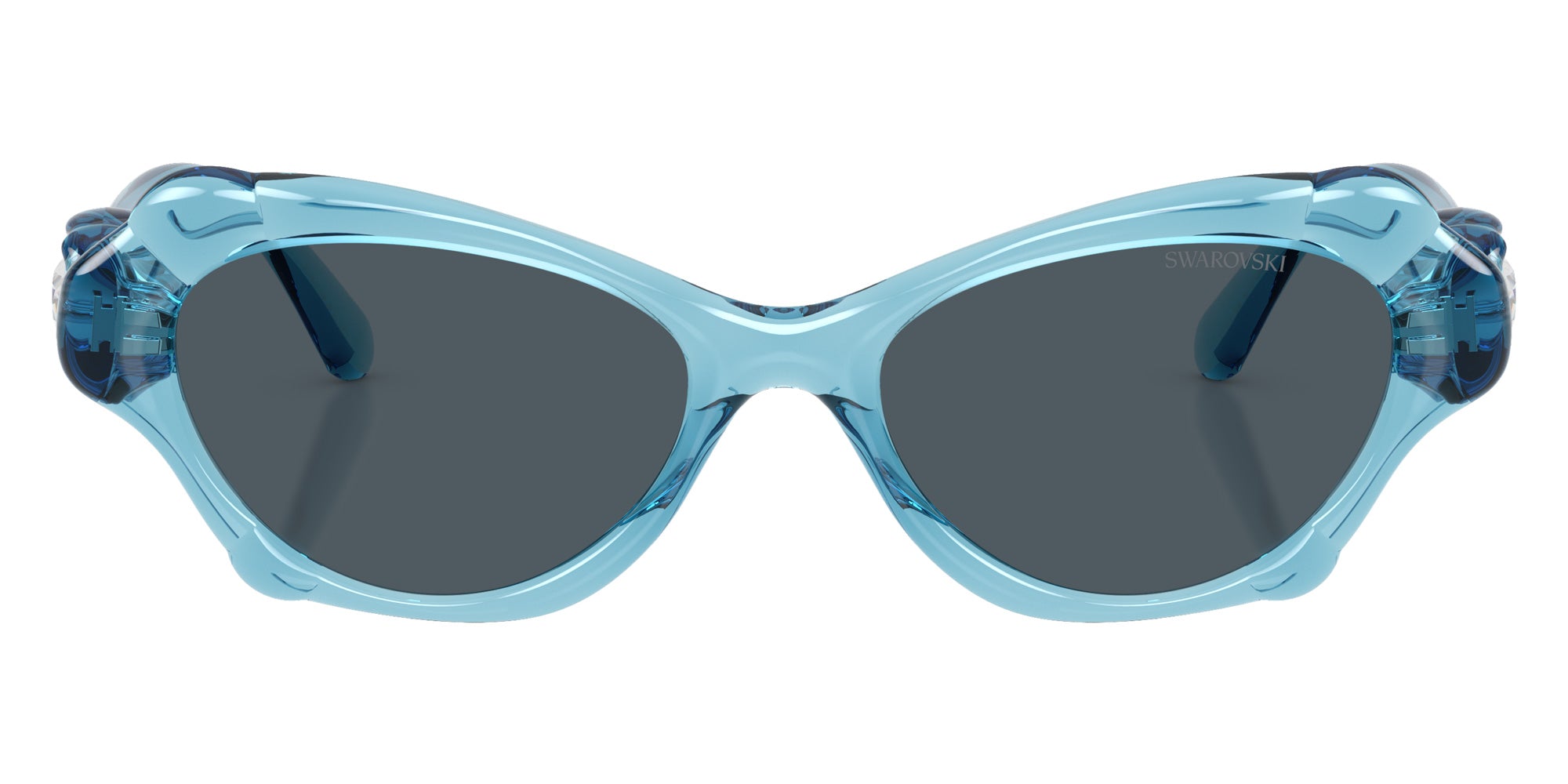 Swarovski SK6050 107887 52 - Transparent Light Blue / Dark Gray #id:sk6050107887_s:102100