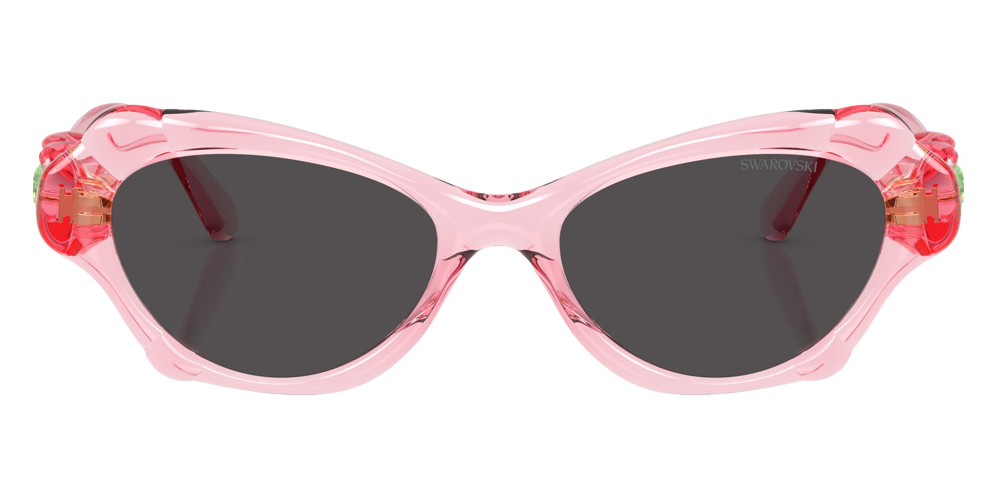 Swarovski SK6050 108887 52 - Transparent Pink / Dark Gray #id:sk6050108887_s:106100