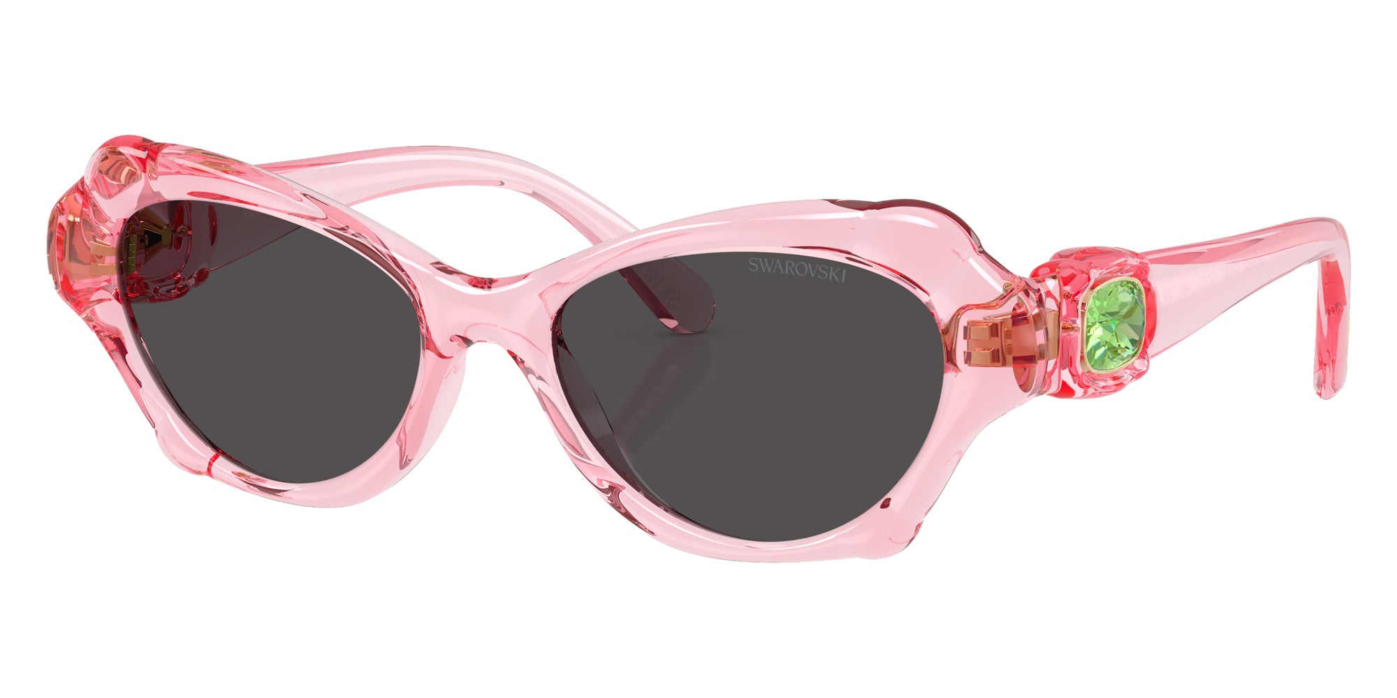Swarovski SK6050 108887 52 - Transparent Pink / Dark Gray #id:sk6050108887_s:106105