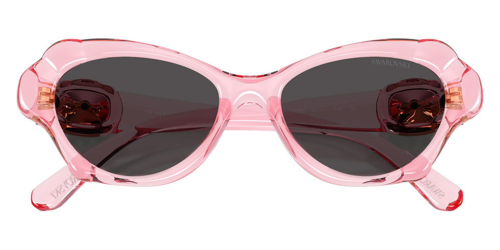 Swarovski SK6050 108887 52 - Transparent Pink / Dark Gray #id:sk6050108887_s:106120