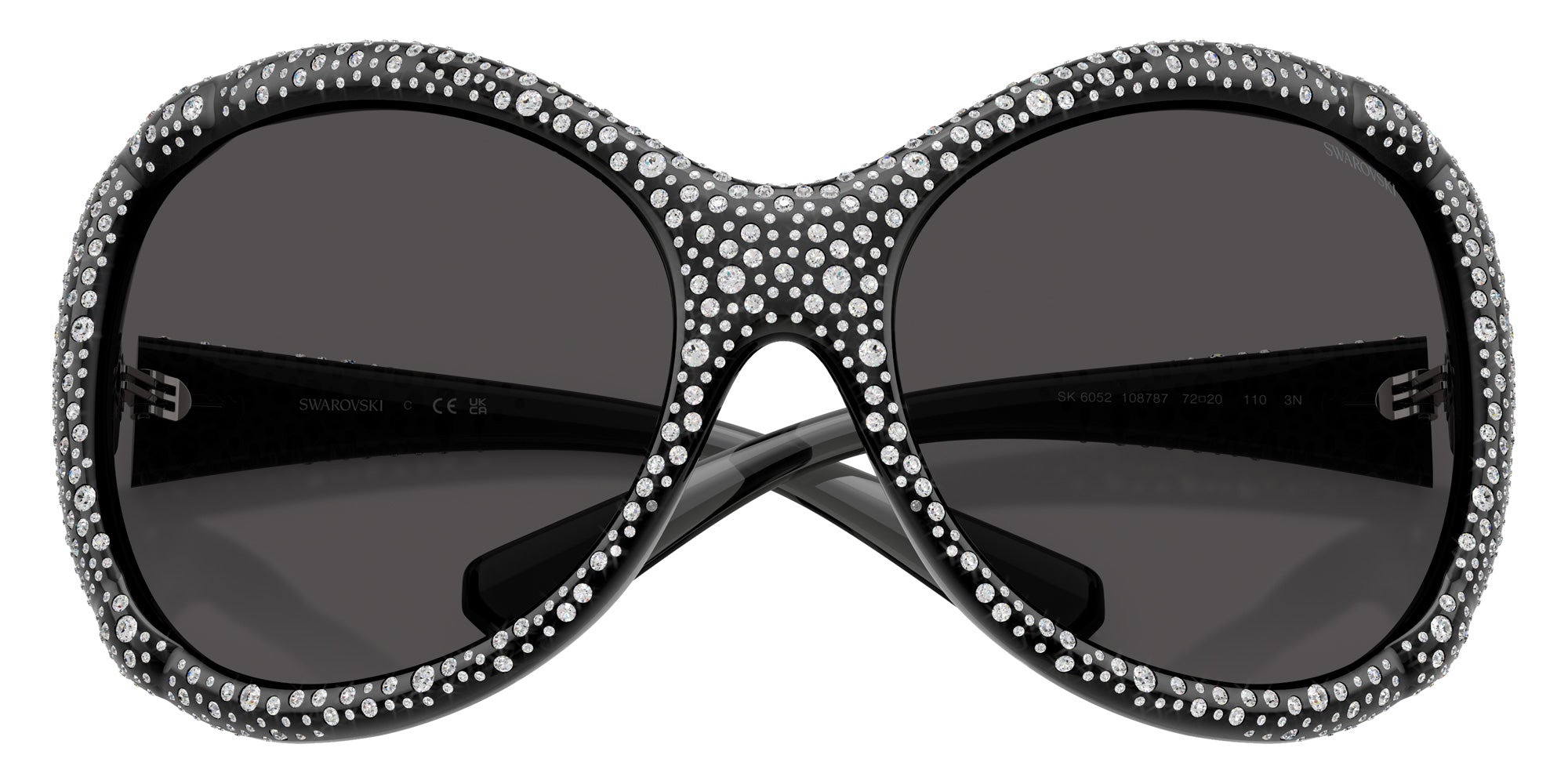 Swarovski SK6052 108787 72 - Dark Gray / Dark Gray #id:sk6052108787_s:100120