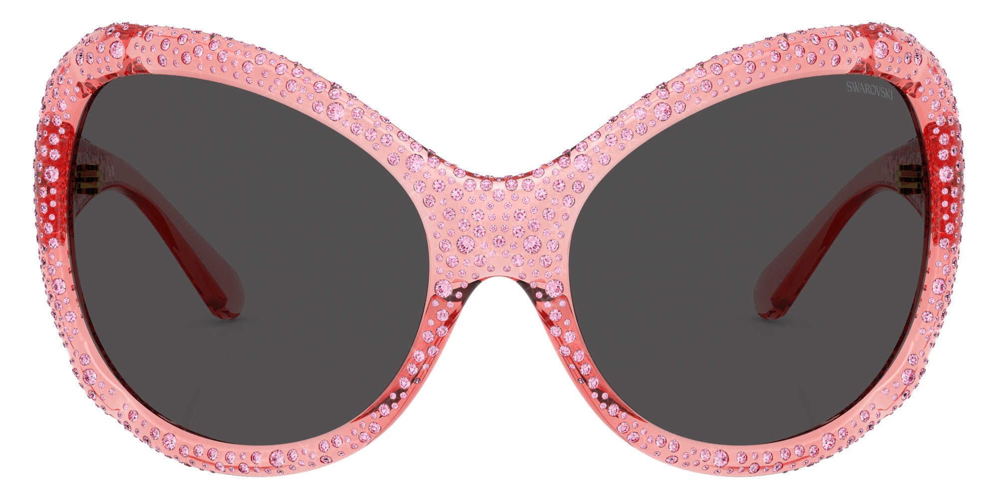 Swarovski SK6052 108887 72 - Transparent Pink / Dark Gray #id:sk6052108887_s:102100