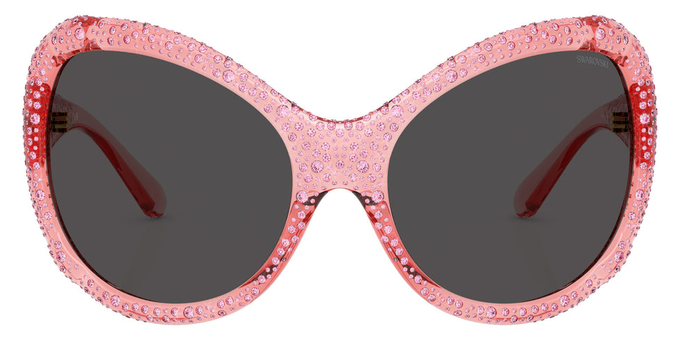 Swarovski SK6052 108887 72 - Transparent Pink / Dark Gray #id:sk6052108887_s:102100