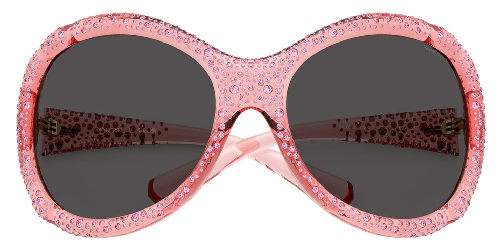 Swarovski SK6052 108887 72 - Transparent Pink / Dark Gray #id:sk6052108887_s:102120