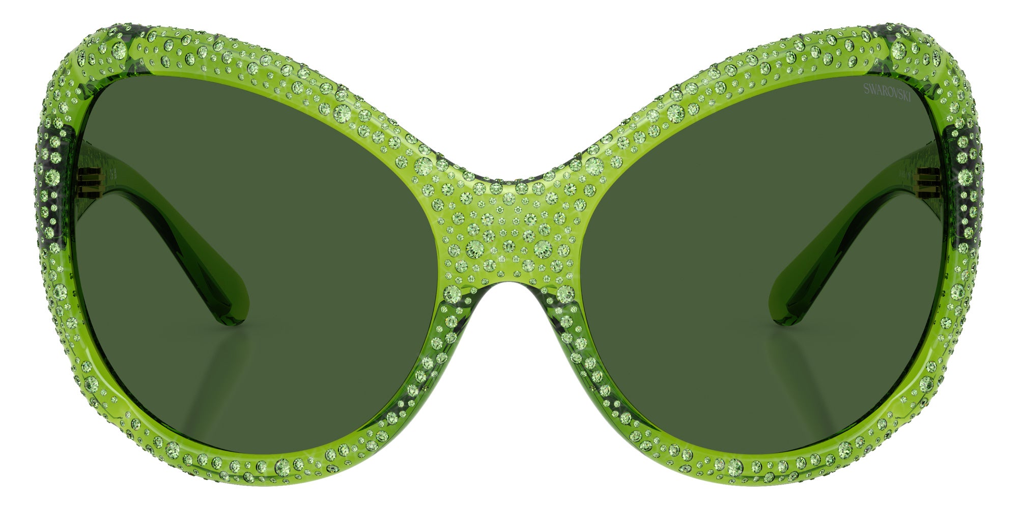 Swarovski SK6052 108971 72 - Transparent Green / Dark Green #id:sk6052108971_s:104100