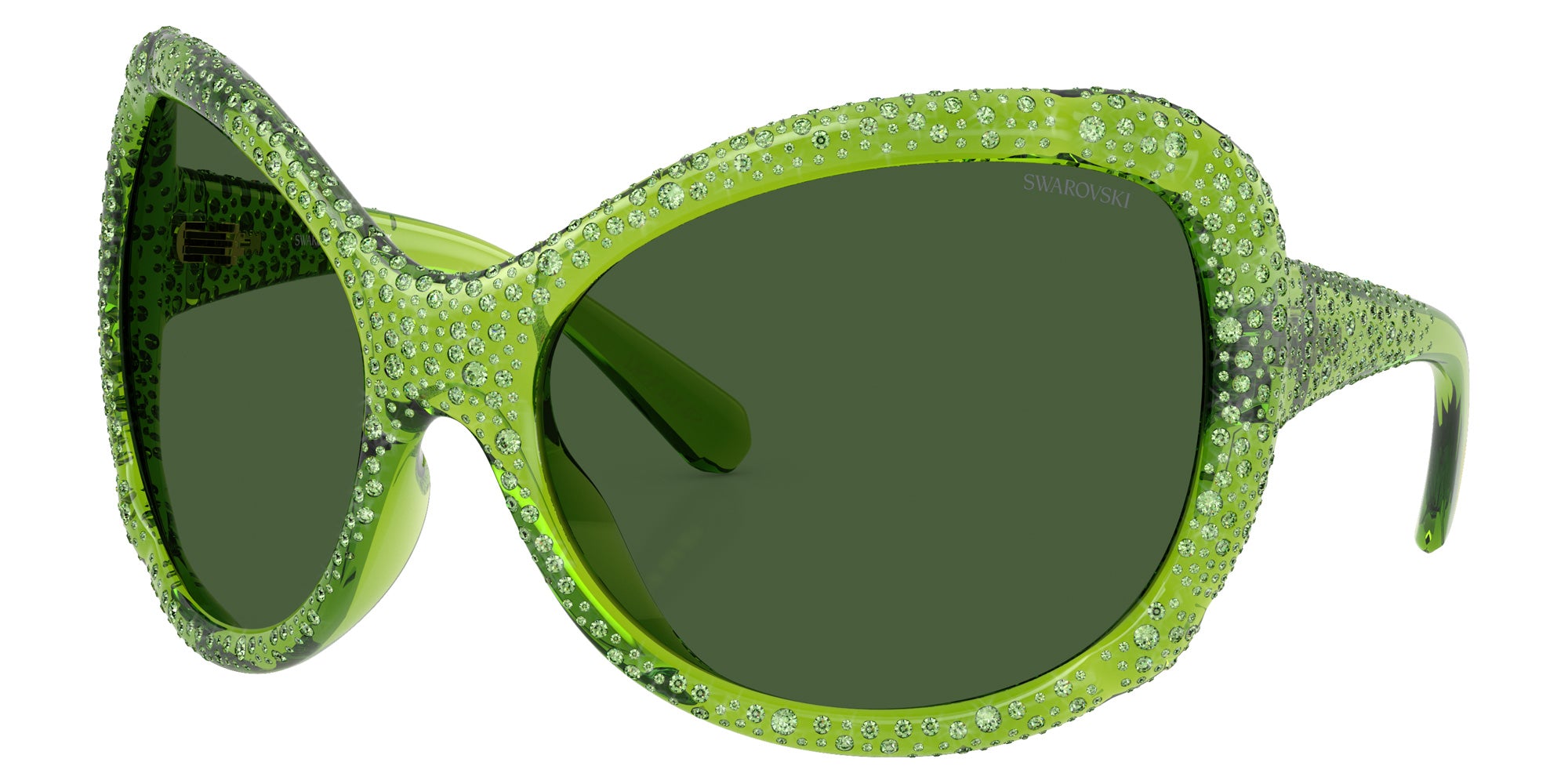 Swarovski SK6052 108971 72 - Transparent Green / Dark Green #id:sk6052108971_s:104105