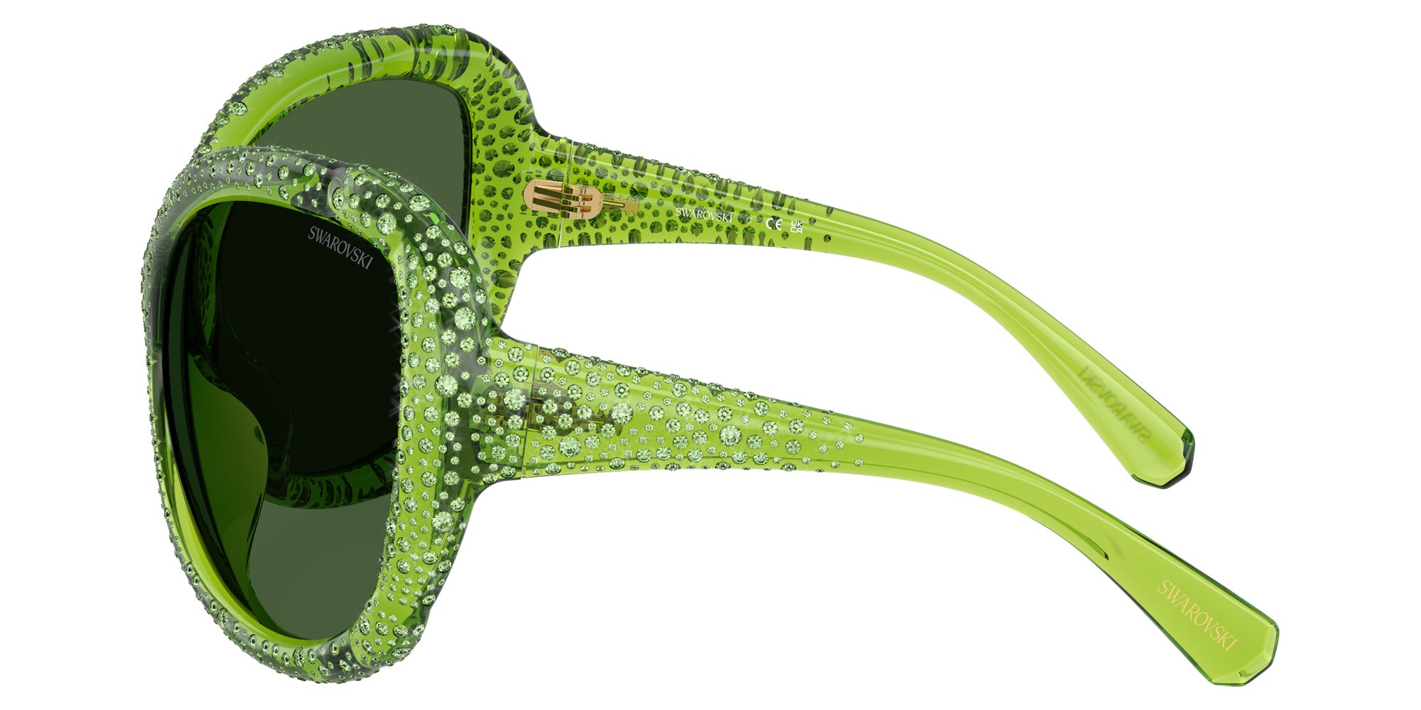 Swarovski SK6052 108971 72 - Transparent Green / Dark Green #id:sk6052108971_s:104110