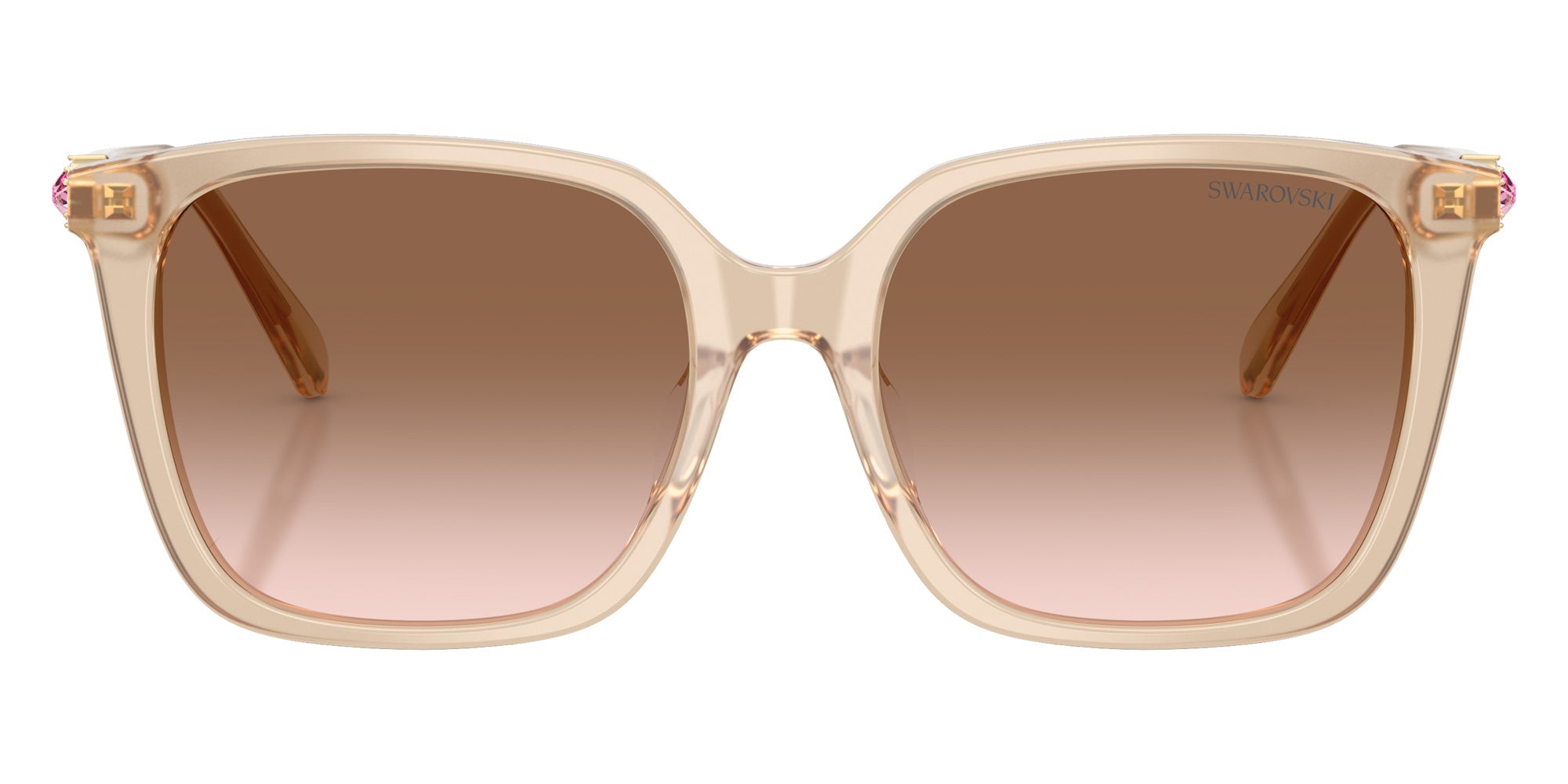 Swarovski SK6053D 103413 55 - Milky Beige / Gradient Brown #id:sk6053d103413_s:100100
