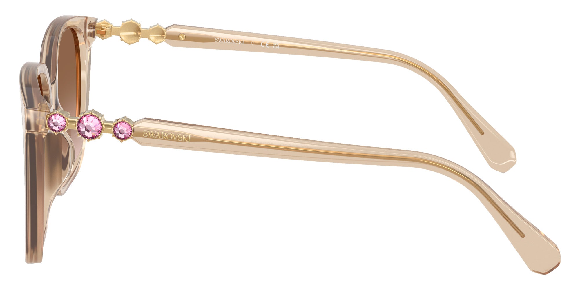 Swarovski SK6053D 103413 55 - Milky Beige / Gradient Brown #id:sk6053d103413_s:100110