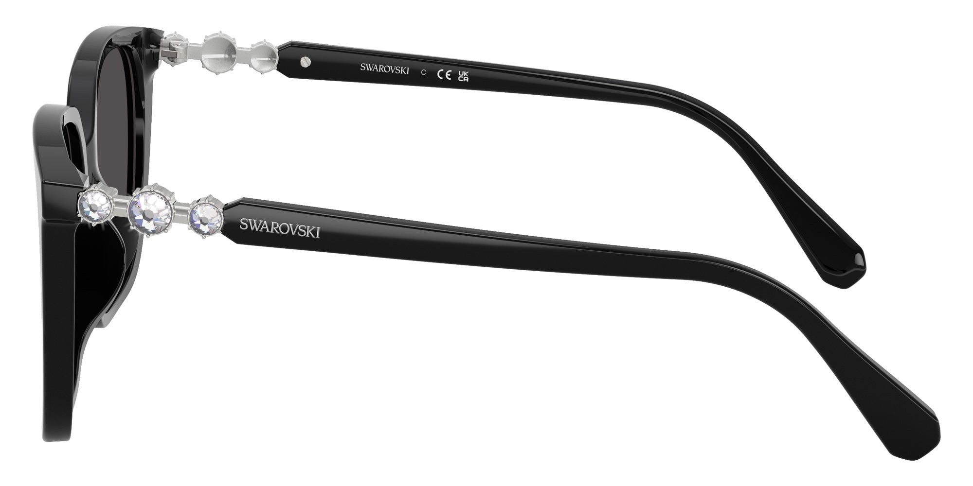 Swarovski SK6053D 103887 55 - Black / Dark Gray #id:sk6053d103887_s:102110