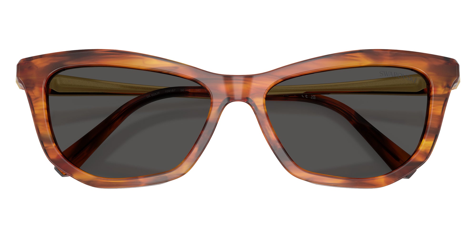 Swarovski SK6057F 109187 56 - Striped Havana #id:sk6057f109187_s:102120