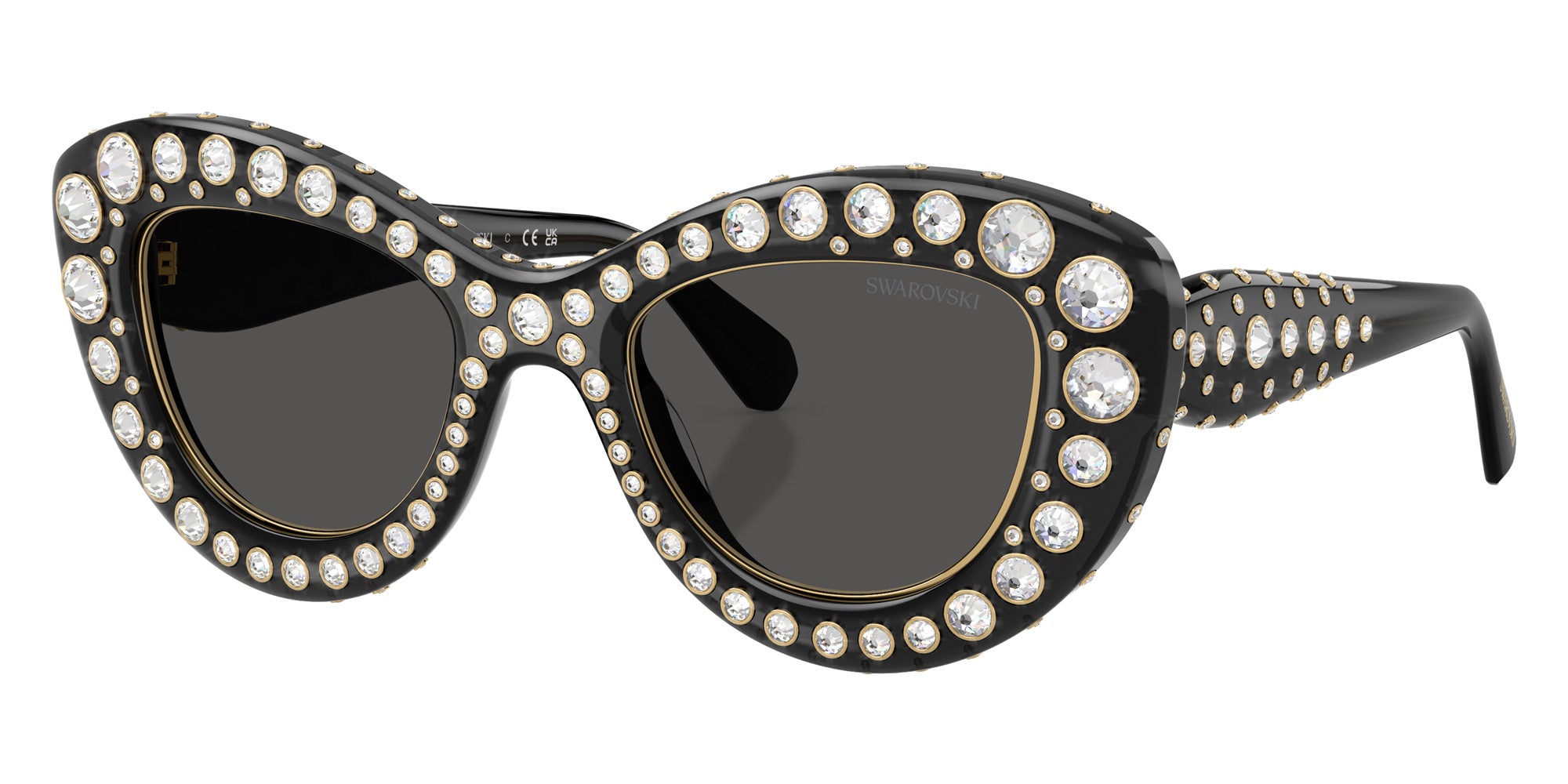 Swarovski SK6060 110487 49 - Transparent Dark Gray #id:sk6060110487_s:102105