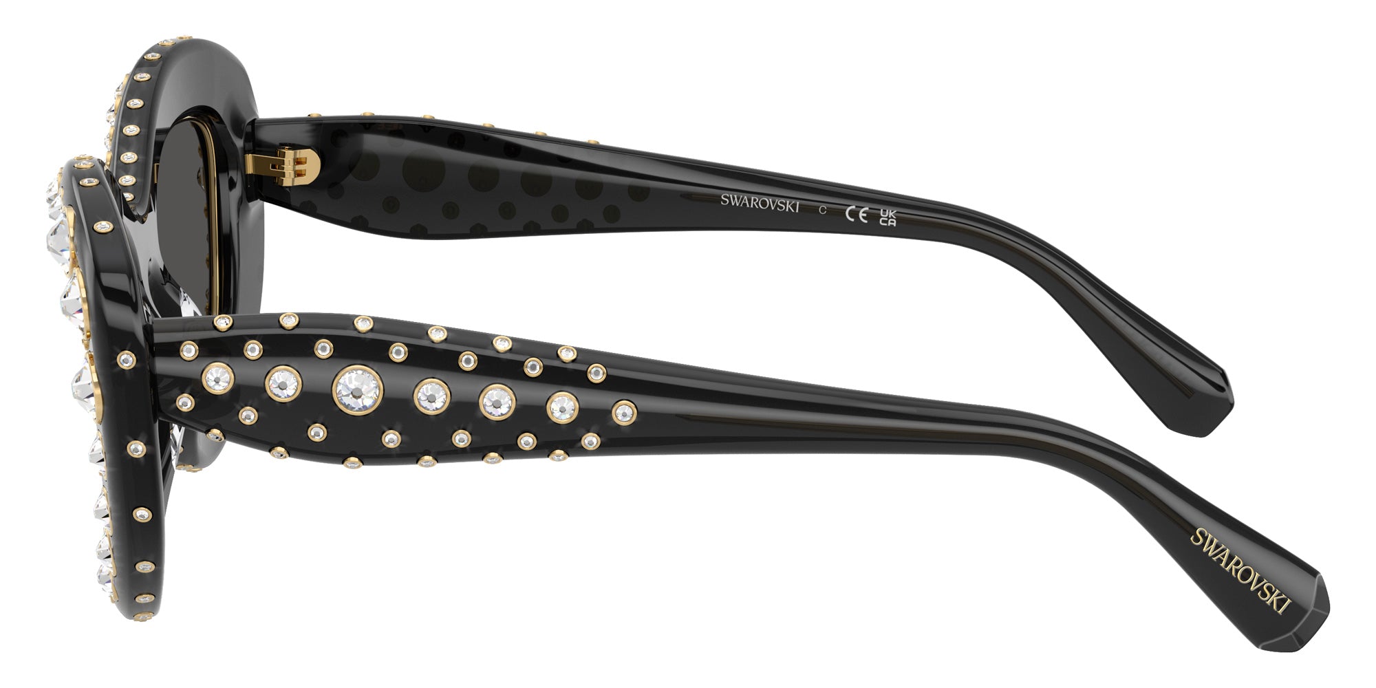 Swarovski SK6060 Cat-Eye Sunglasses | EyeOns.com