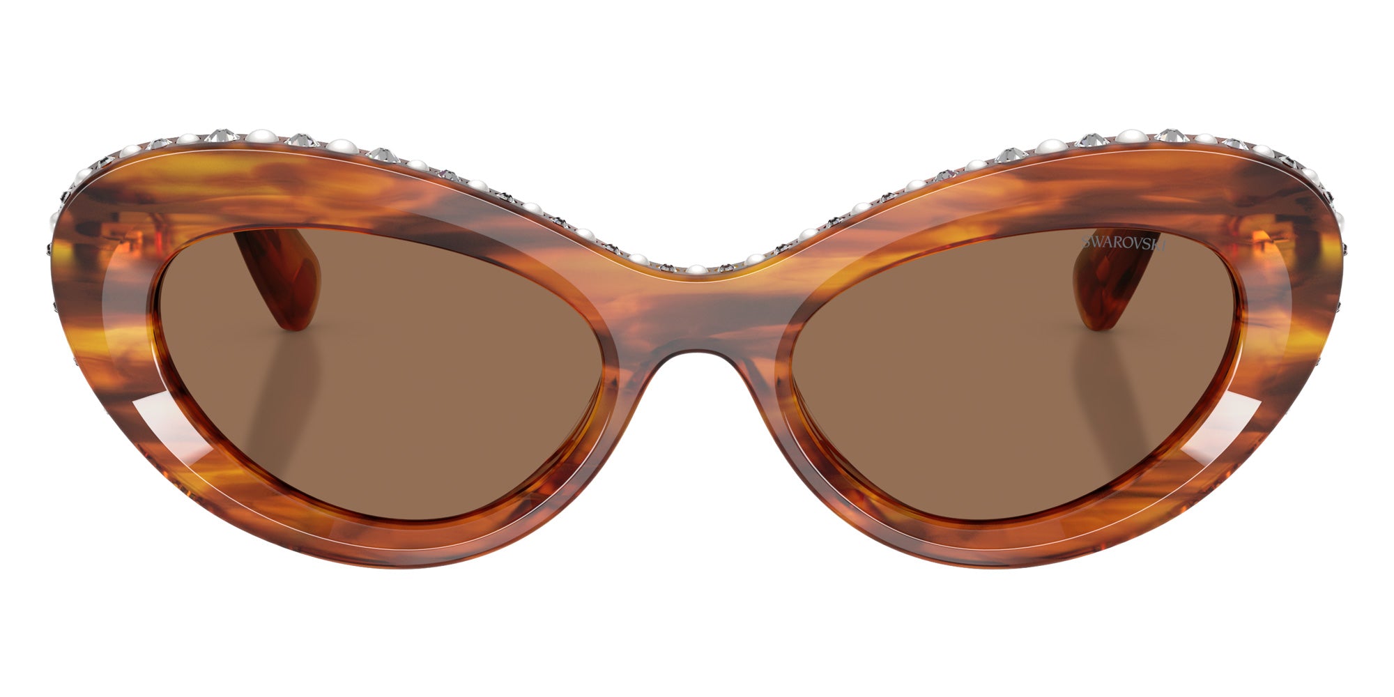 Swarovski SK6061U 109173 51 - Striped Havana #id:sk6061u109173_s:106100